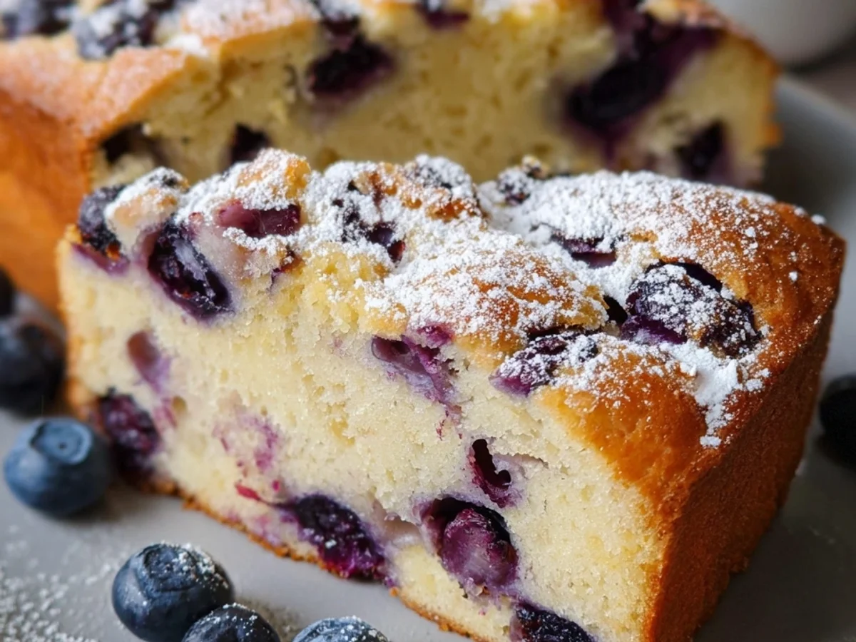 Schneller Heidelbeerkuchen mit Joghurt nach Omas Rezept - Bild 2
