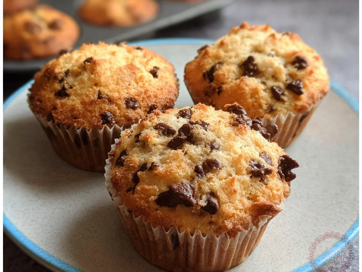Schoko-Muffins: Einfaches Rezept mit Schokostückchen - Bild 1