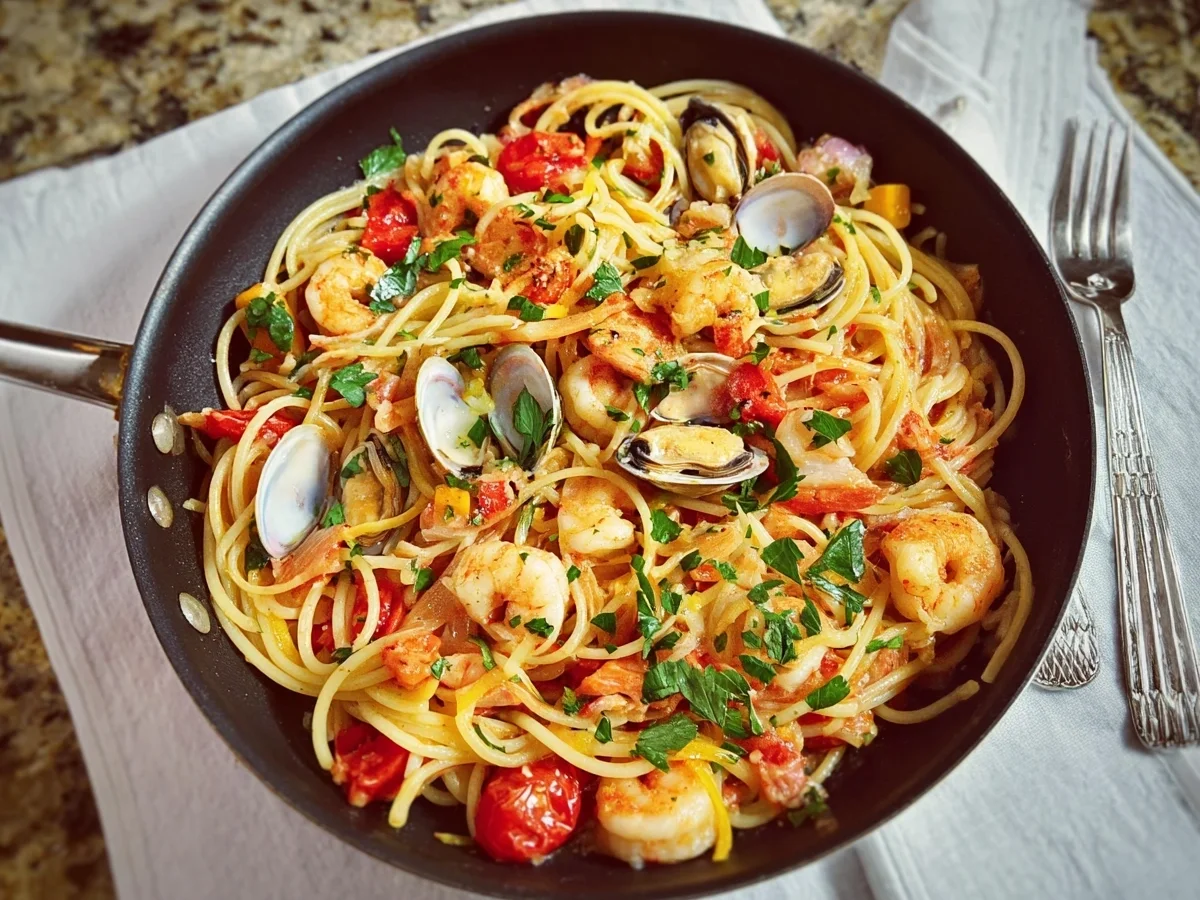 Spaghetti Frutti di Mare: Leckere Meeresfrüchte-Pasta - Bild 1