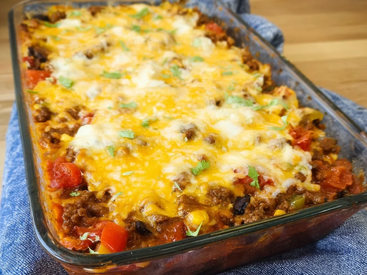 Tex-Mex Auflauf Low Carb: Einfach, lecker & gesund - Bild 1