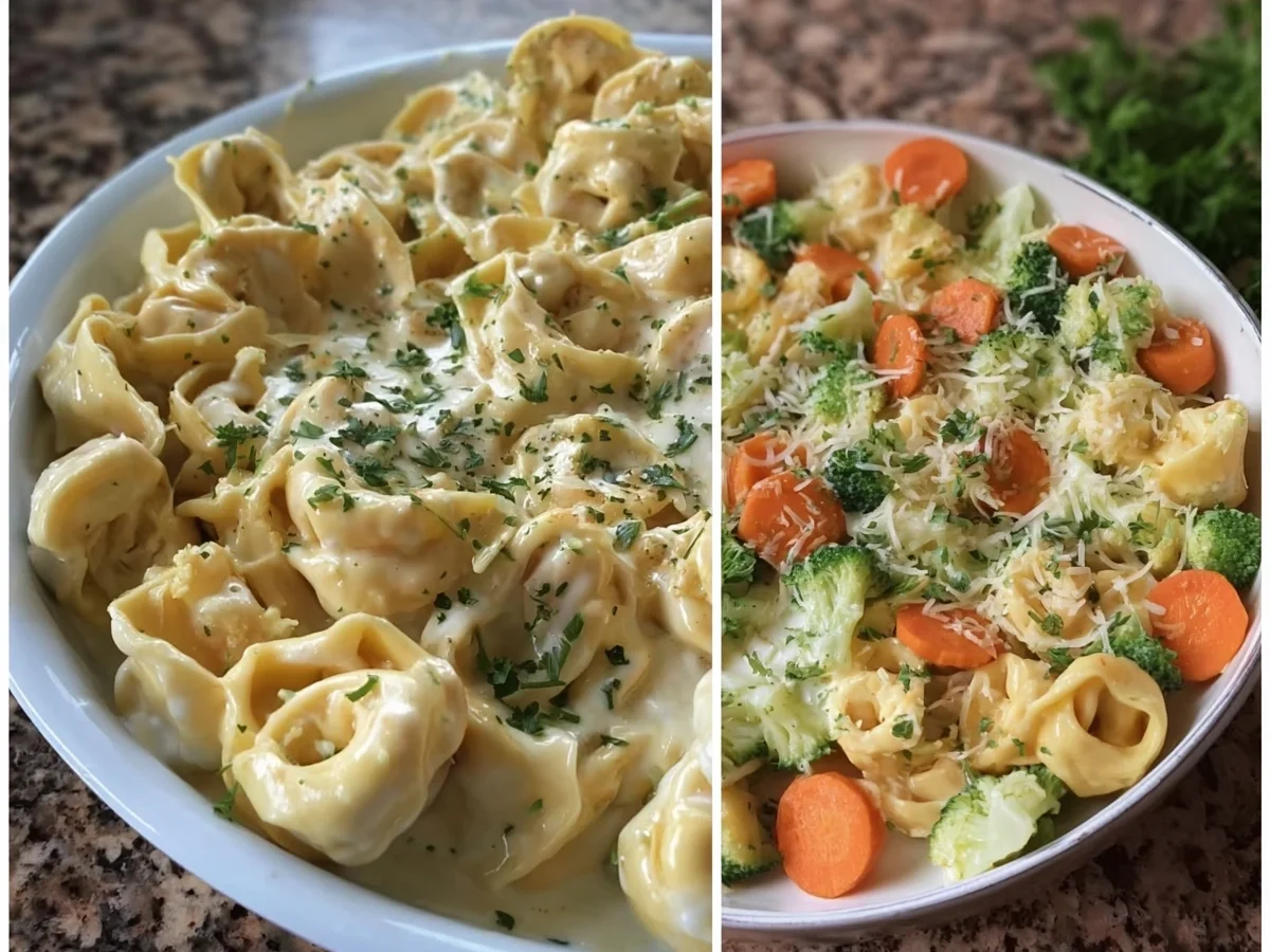 Tortellini mit Käse Sahne Soße: Einfach & cremig - Bild 1