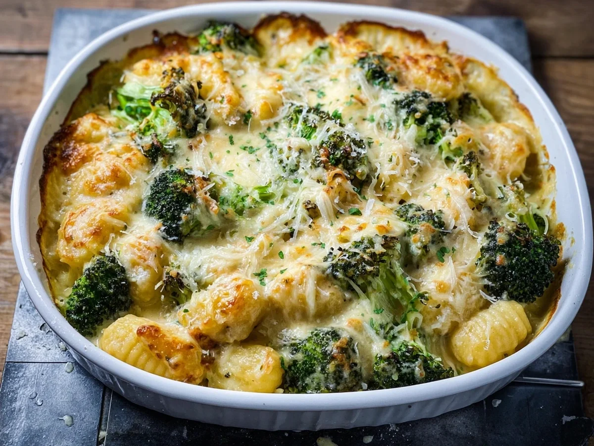 Vegetarischer Gnocchi Brokkoli-Auflauf: Einfaches Familienrezept - Bild 1