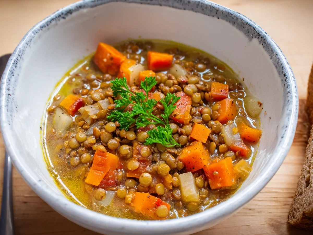 Wärmende Linsensuppe mit Karotten & Ingwer - Bild 2