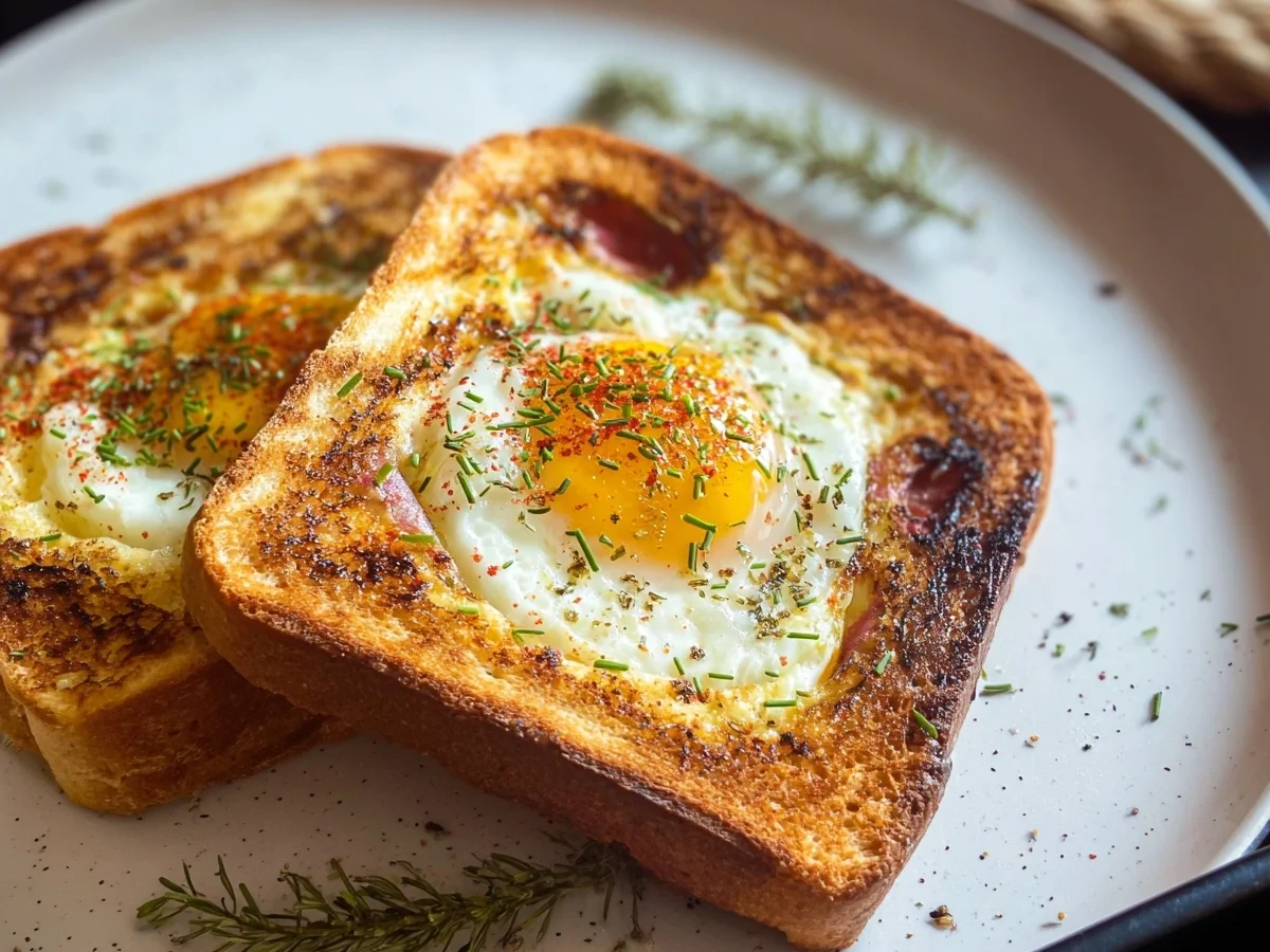 Airfryer Toast mit Ei: Schnelles 15-Minuten-Rezept - Beitragsbild