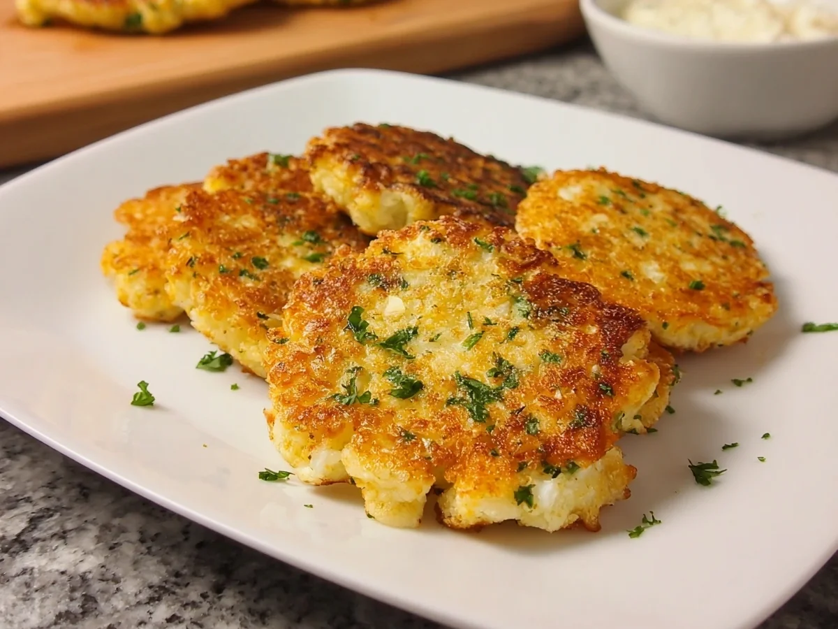 Blumenkohlbratlinge mit Käse: Schnell & einfach - Beitragsbild