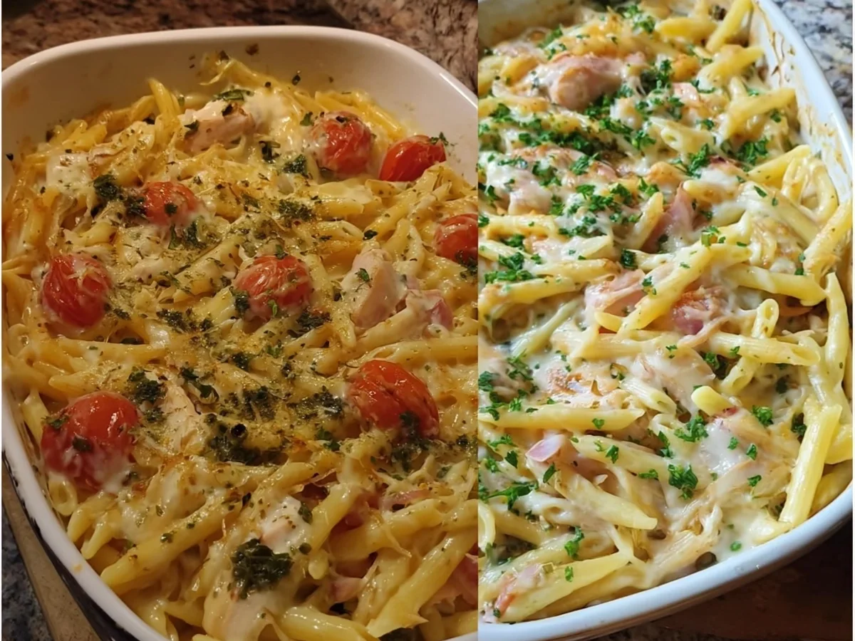 Camembert Ofen Pasta: Schnell & Cremig Genießen - Beitragsbild