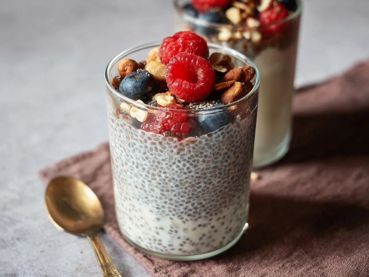 Chia Pudding Grundrezept: Einfach & sättigend zubereiten - Beitragsbild