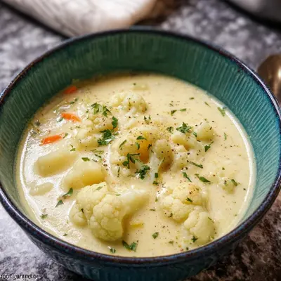 Cremige Blumenkohlsuppe: Einfach, wärmend & lecker