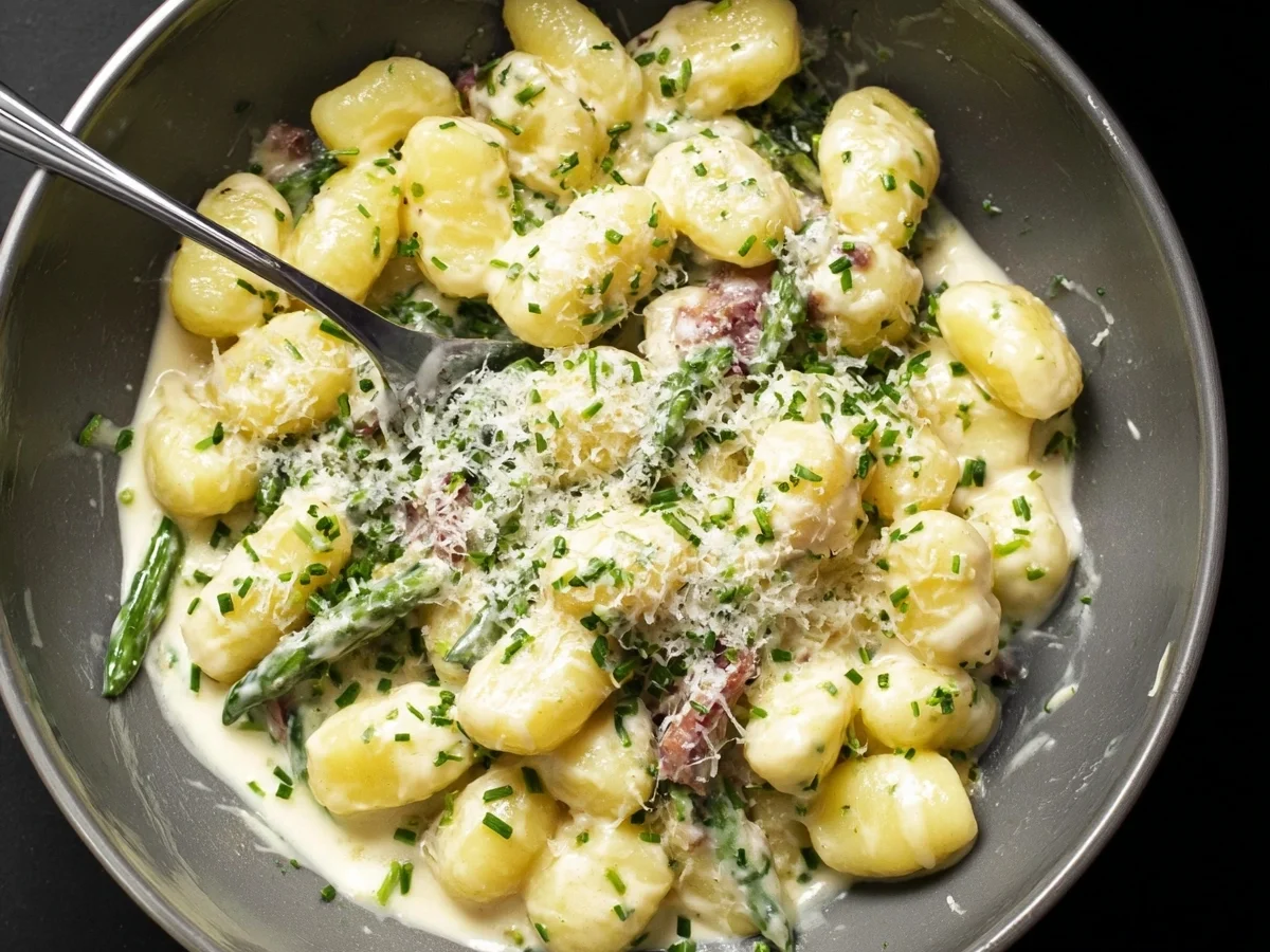 Cremige Gnocchi mit Käse-Sahne-Soße: Einfaches Rezept - Beitragsbild