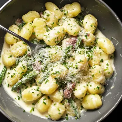 Cremige Gnocchi mit Käse-Sahne-Soße: Einfaches Rezept