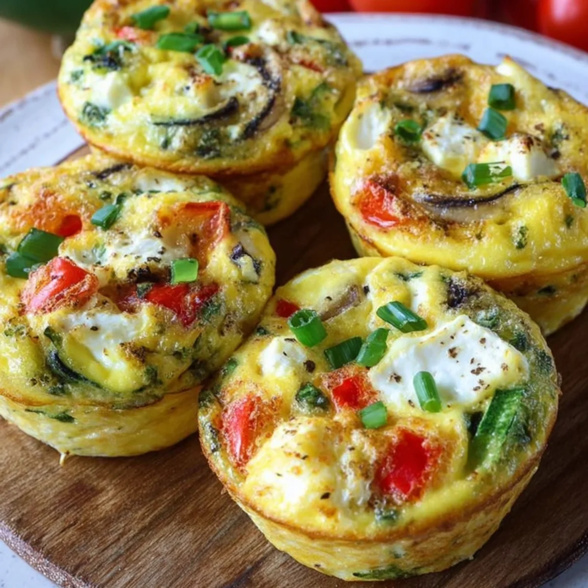 Herzhafte Low Carb Eiermuffins mit viel Gemüse