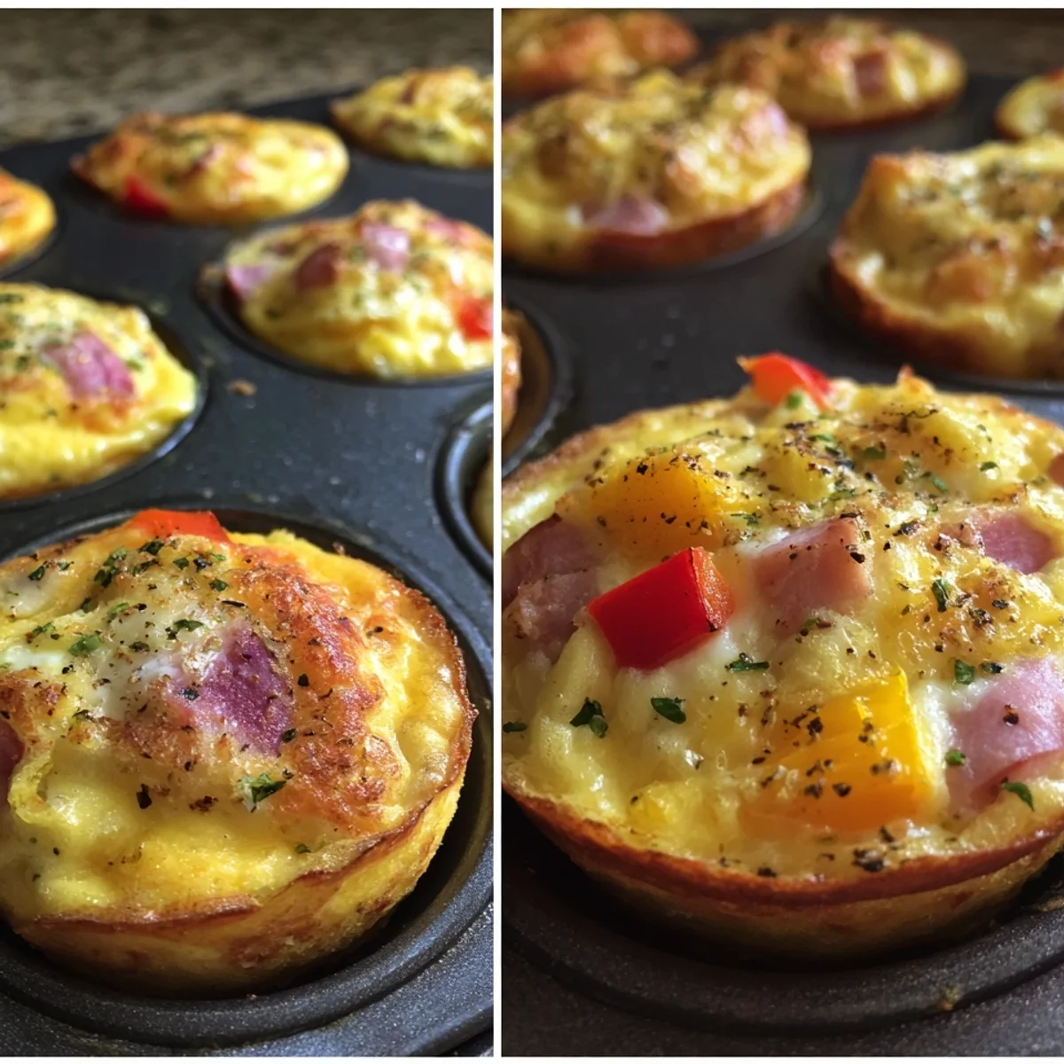Herzhafte Rührei-Muffins: Schnelles Frühstück für unterwegs