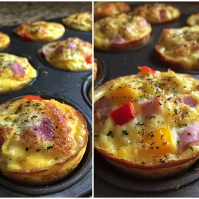 Herzhafte Rührei-Muffins: Schnelles Frühstück für unterwegs