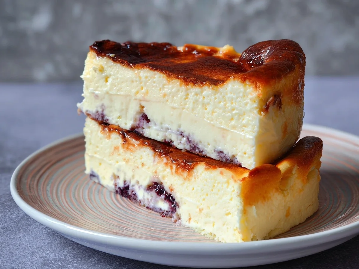 High Protein Low Carb Käsekuchen ohne Zucker - Beitragsbild