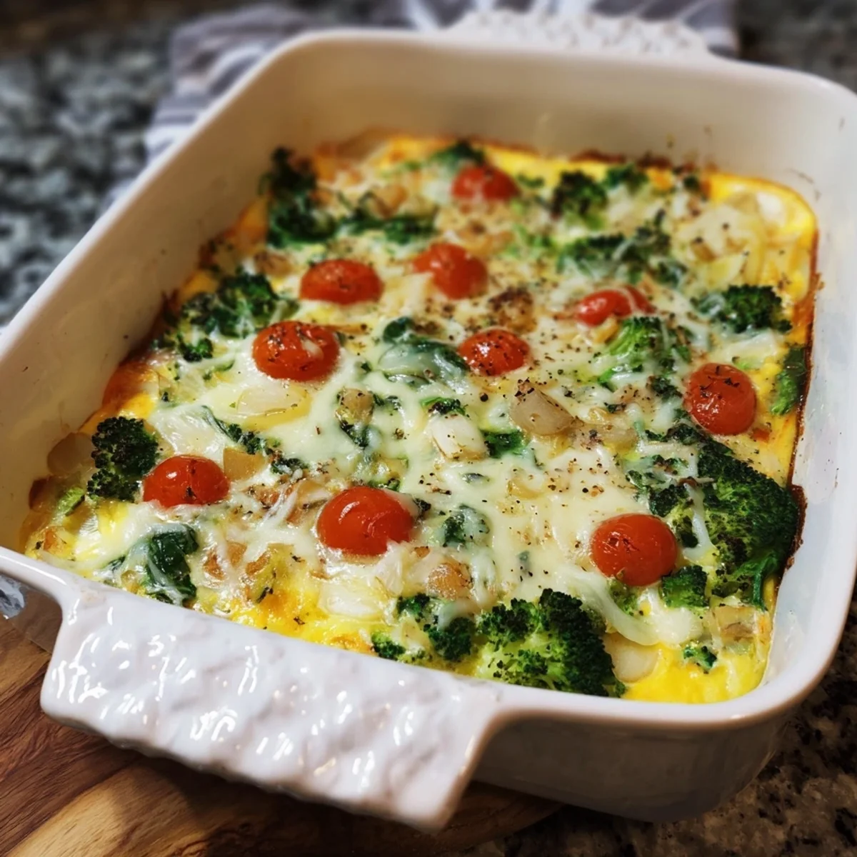 Hüttenkäse-Auflauf: Proteinreich & Low Carb Rezept