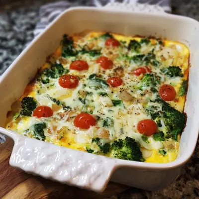 Hüttenkäse-Auflauf: Proteinreich & Low Carb Rezept