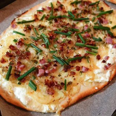 Kalorienarmer Flammkuchen: Schnell & Einfach genießen
