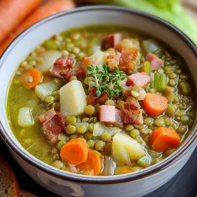 Klassische Erbsensuppe: Omas schnelles Rezept