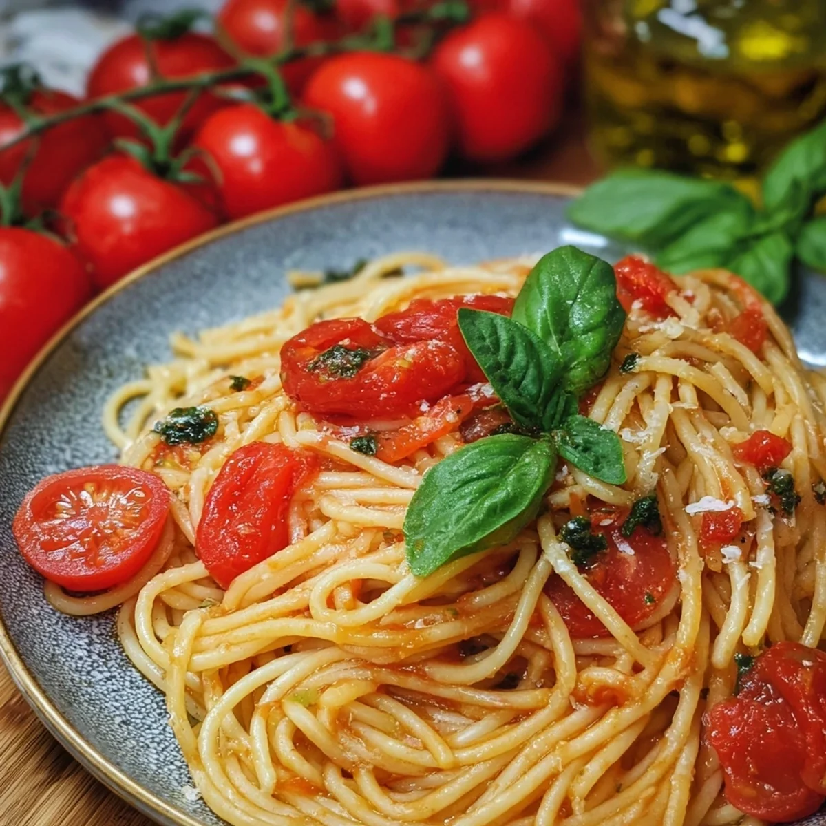 Klassisches Spaghetti Pomodoro Rezept aus Italien