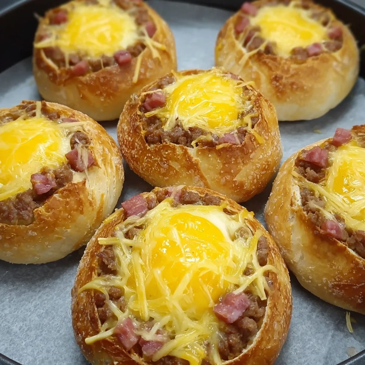 Knusprige Airfryer Brötchen: Gefüllt & schnell zubereitet