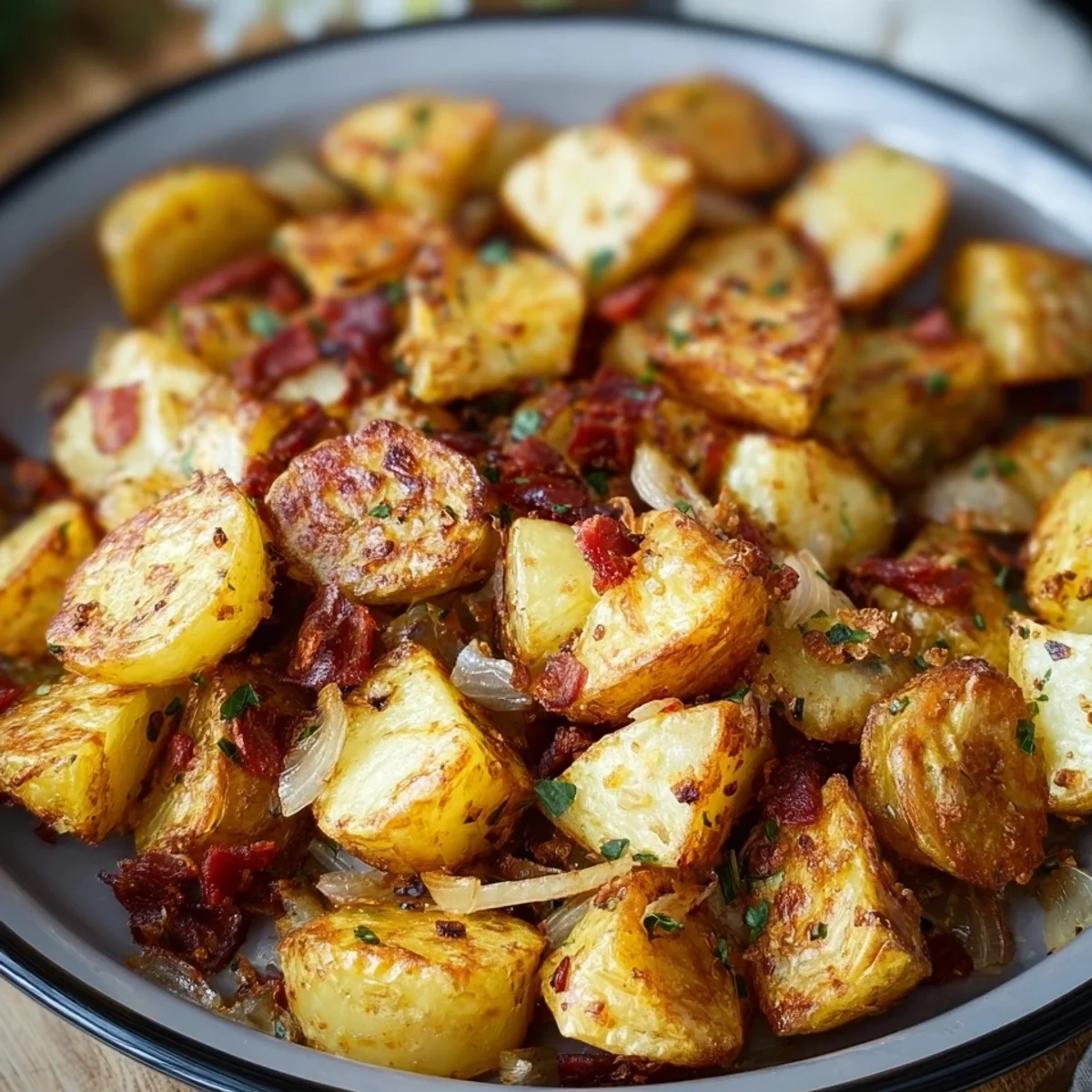 Knusprige Bratkartoffeln aus der Heißluftfritteuse