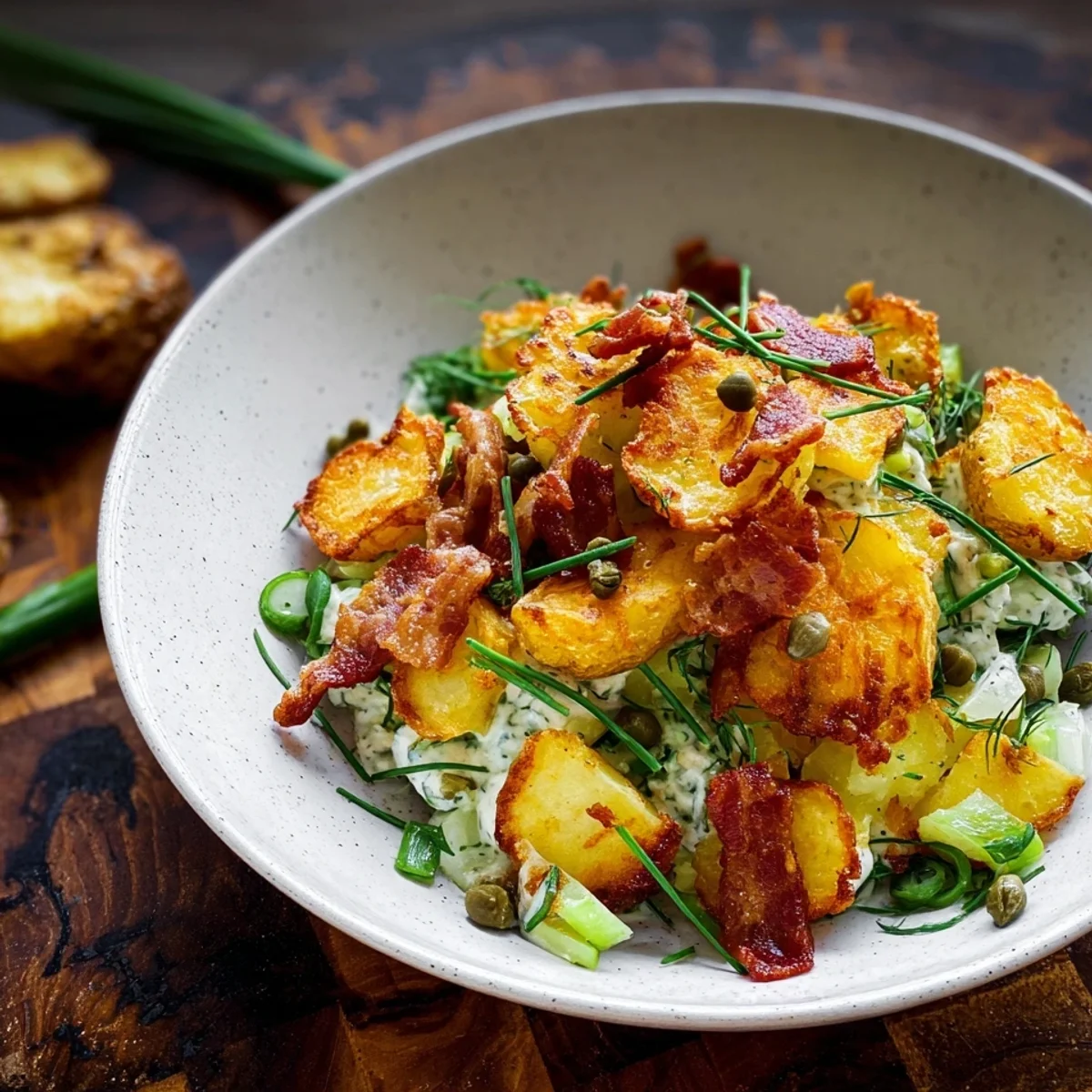 Knuspriger Kartoffelsalat: Einfaches Rezept für jeden Anlass