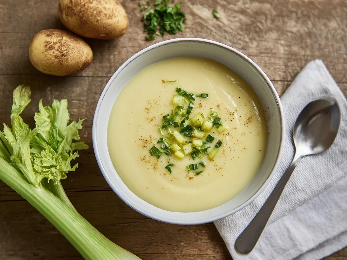 Kohlrabi-Cremesuppe: Einfach, schnell & lecker - Beitragsbild