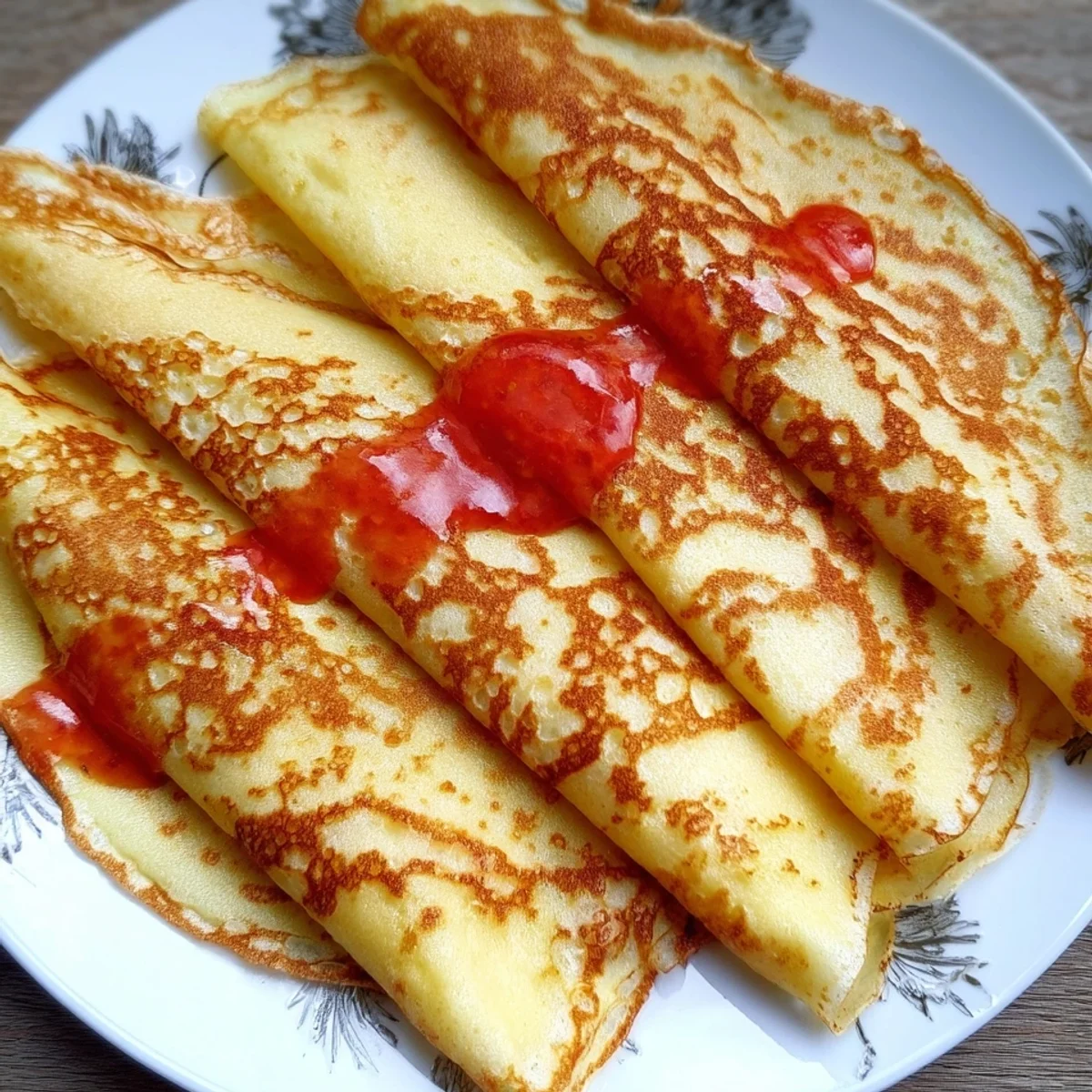 Leichte Low Carb Crêpes: Dünne Pfannkuchen