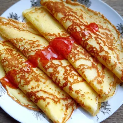 Leichte Low Carb Crêpes: Dünne Pfannkuchen