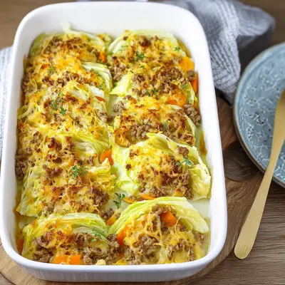 Low Carb Chinakohl-Hackfleisch-Auflauf mit Karotten