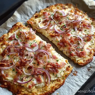 Low-Carb Flammkuchen Blitzrezept: Schnell & Lecker