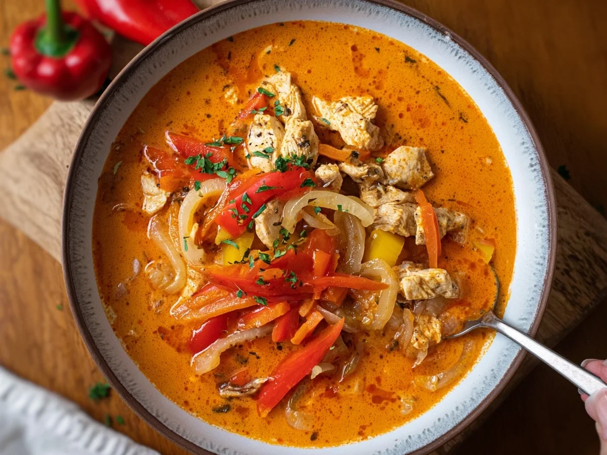 Low Carb Gyrossuppe mit Hähnchen: Schnell & Lecker - Beitragsbild