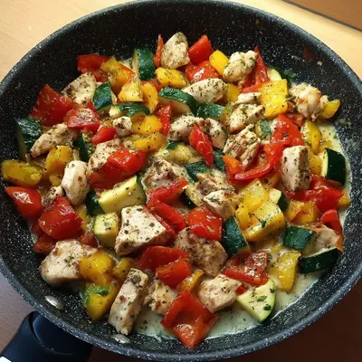 Low Carb Hähnchen-Gemüse-Pfanne: Schnell & Gesund