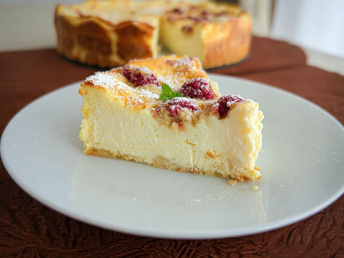 Low-Carb Käsekuchen ohne Boden: Lecker & einfach - Beitragsbild