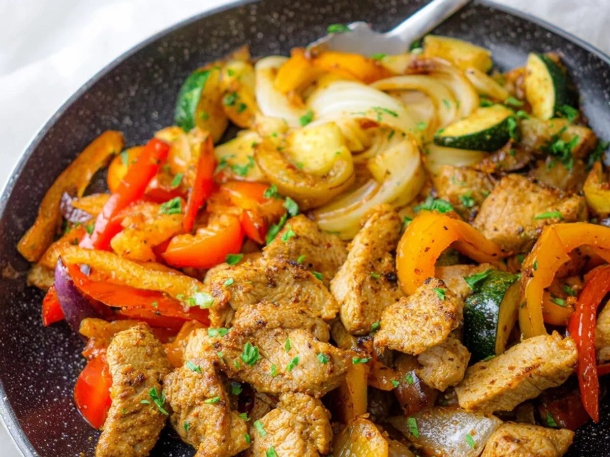 Low Carb Lamm Gyros Geschnetzeltes Schnell & Lecker - Beitragsbild