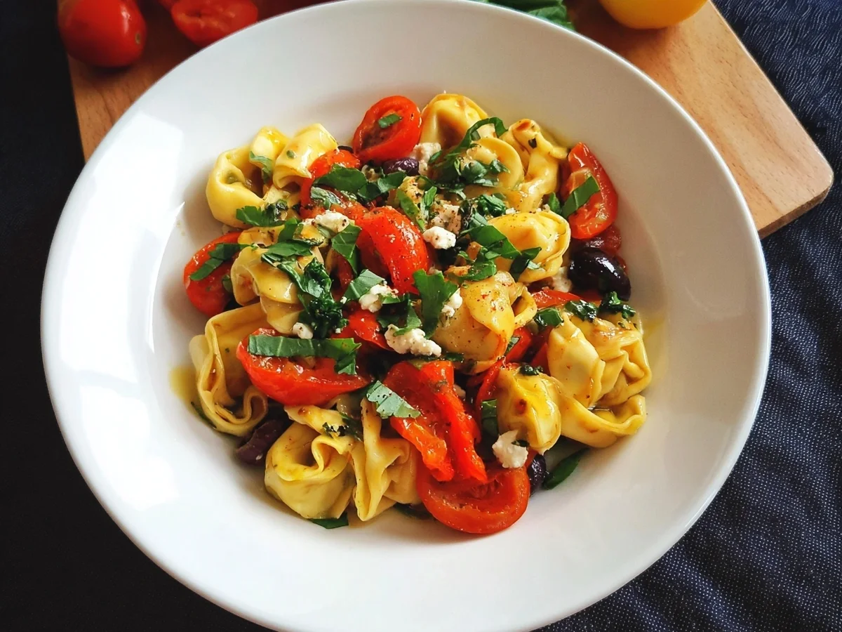 Mediterrane Tortellini: Einfaches & schnelles Gericht - Beitragsbild