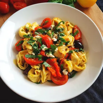 Mediterrane Tortellini: Einfaches & schnelles Gericht