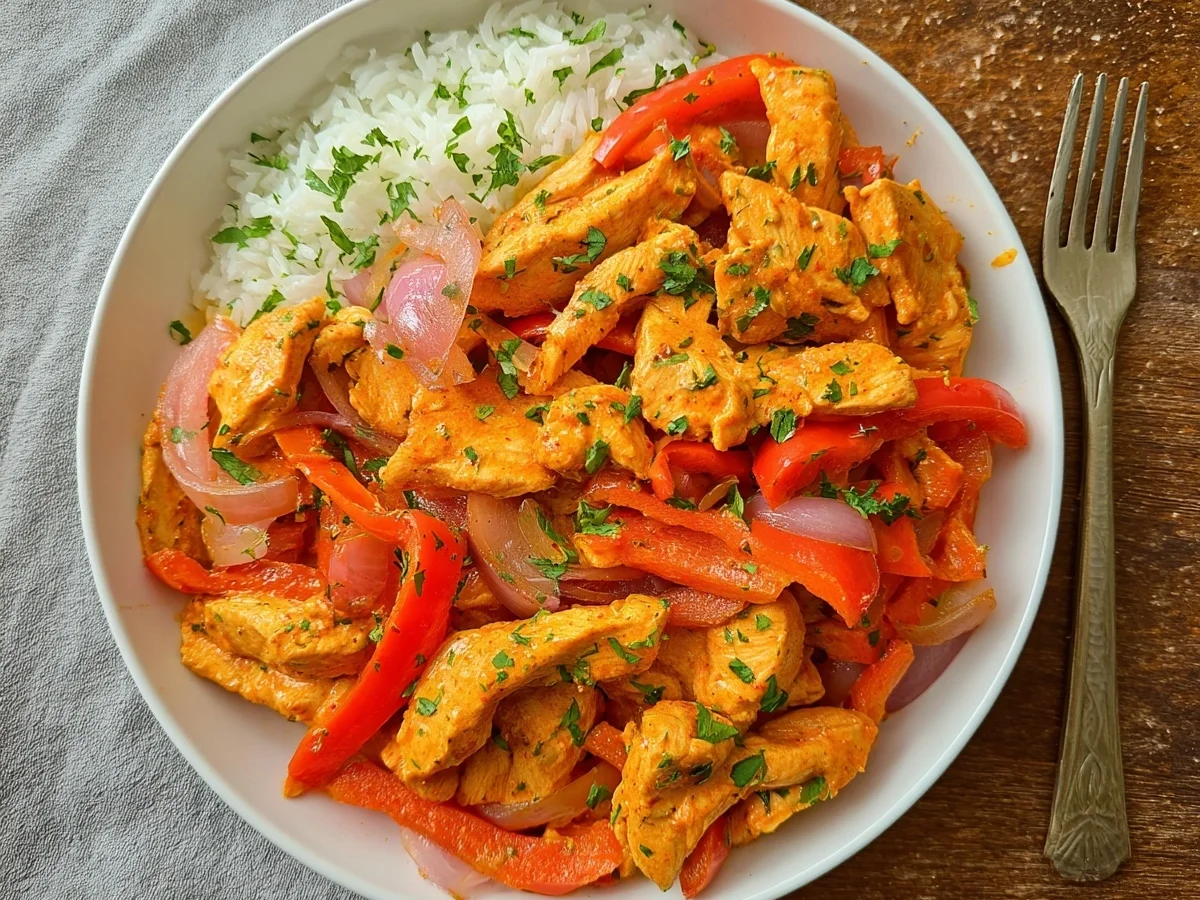 Putengeschnetzeltes mit Paprika: Einfach & Schnell - Beitragsbild