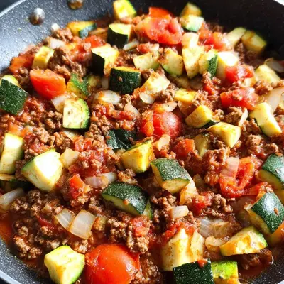 Schnelle Zucchini Hackfleisch Pfanne: Einfach & Lecker