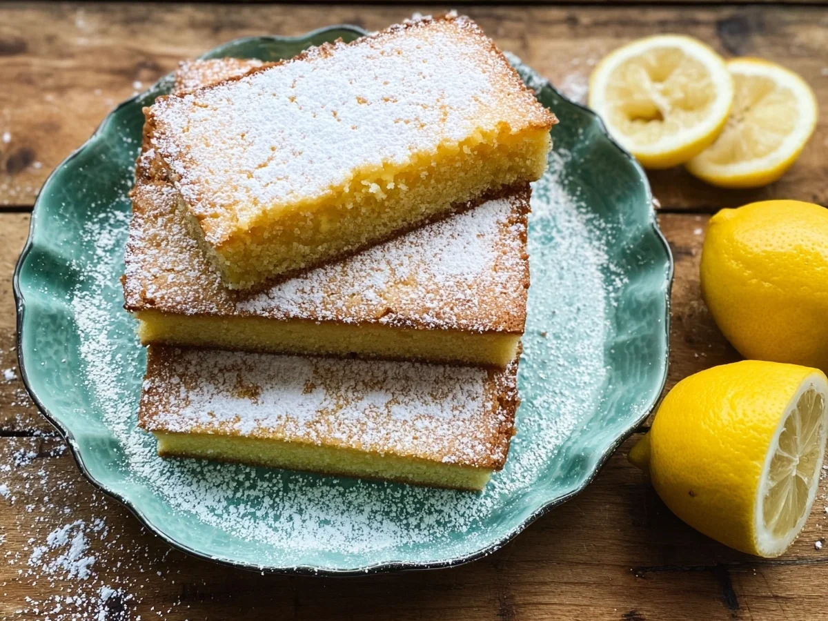 Schneller Zitronenkuchen vom Blech: Einfaches Rezept - Beitragsbild