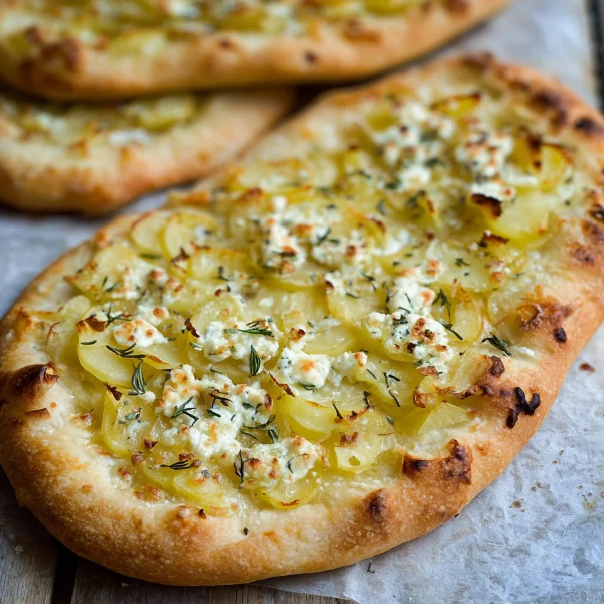 Schwäbische Dinnete: Herzhaft mit Kartoffeln & Käse