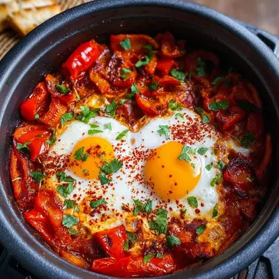 Shakshuka Heissluftfritteuse: Schnell & Lecker