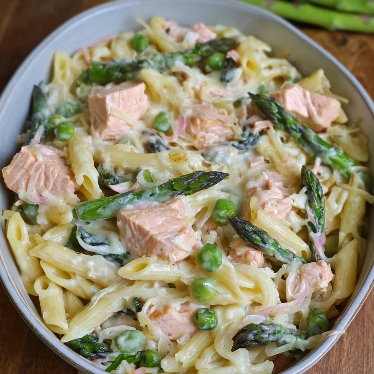 Spargel Lachs Pasta Ofenrezept: Schnell & Lecker