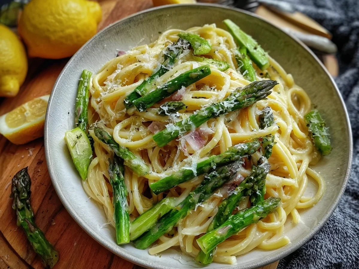Spargel Pasta Rezept: Schnelles Frühlingsgericht - Beitragsbild