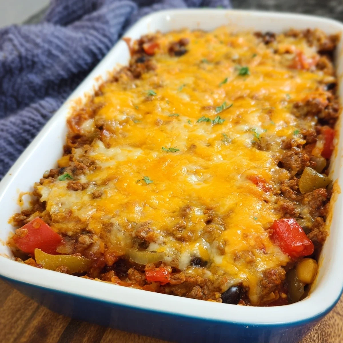 Tex-Mex Auflauf Low Carb: Einfach, lecker & gesund