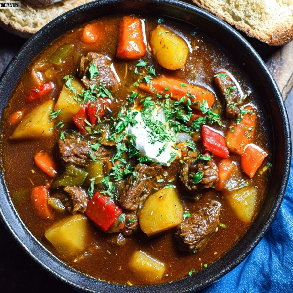 Ungarische Gulaschsuppe: Klassisch mit Paprika & Kartoffeln