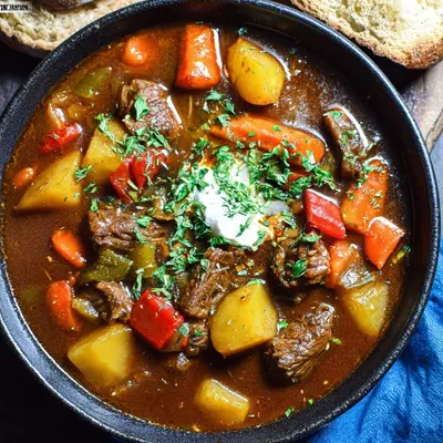 Ungarische Gulaschsuppe: Klassisch mit Paprika & Kartoffeln