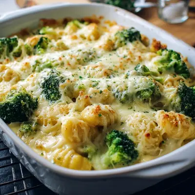 Vegetarischer Gnocchi Brokkoli-Auflauf: Einfaches Familienrezept